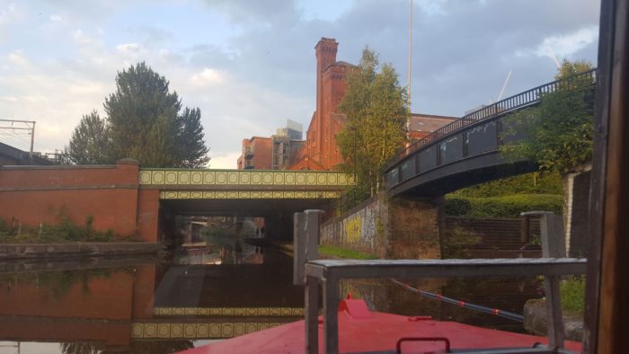 Canal trip in Manchester